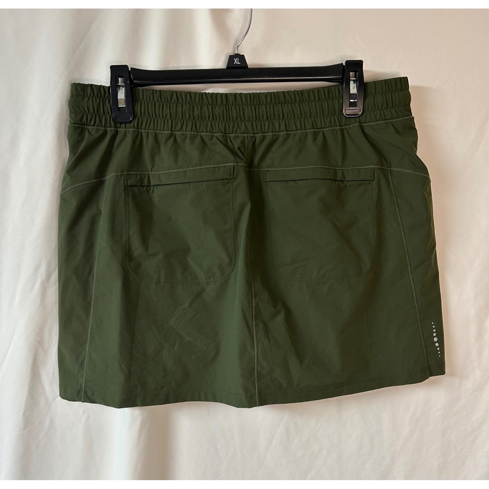 Title Nine Golf Skort Womens Med Green Activewear Skirt with Mesh Liner Pockets - Picture 3 of 11